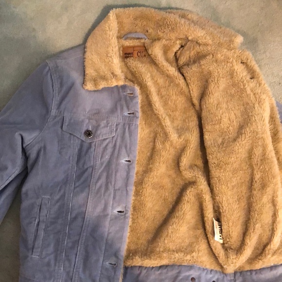 MAVI (CUT) Furred Corduroy Look Jacket Size M - Picture 5 of 7